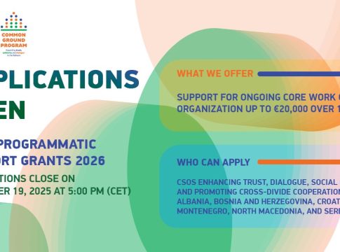 core programmatic support grants 2026 civil society funding