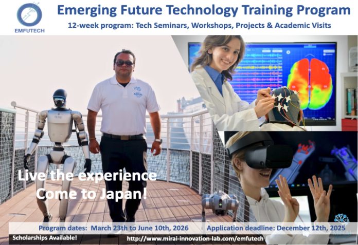EmFuTech Emerging Future Technology Program 2026 Japan