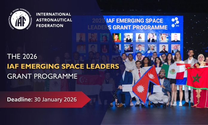 IAF Emerging Space Leaders Grant Programme 2026 fully funded space opportunity
