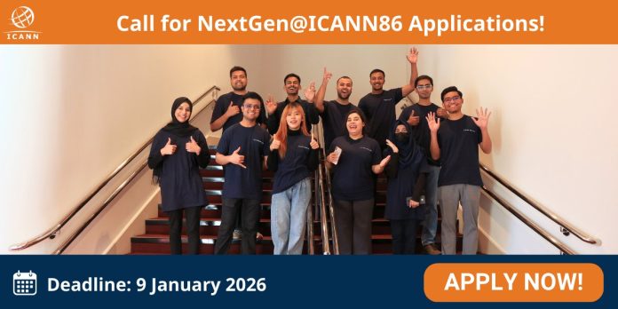 NextGen@ICANN86 Call for Applications 2026