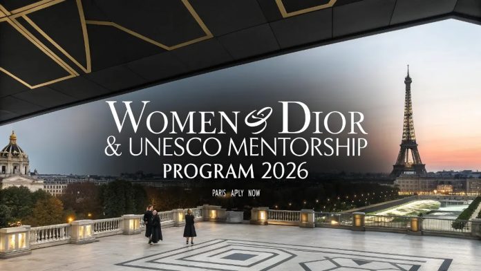 Women at Dior and UNESCO Program 2026 mentorship and empowerment for young women leaders
