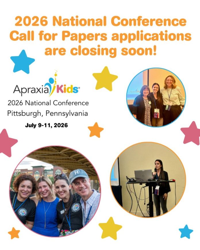 Apraxia Kids National Conference 2026 in Pittsburgh supporting children with apraxia
