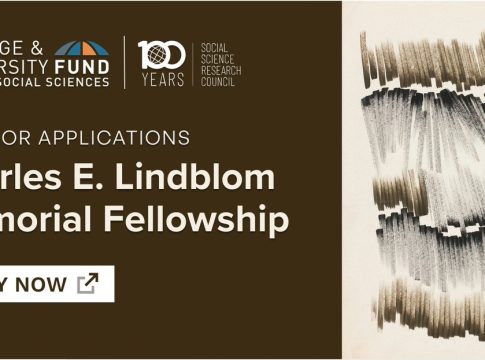 Charles E Lindblom Memorial Fellowship 2026 social sciences research funding