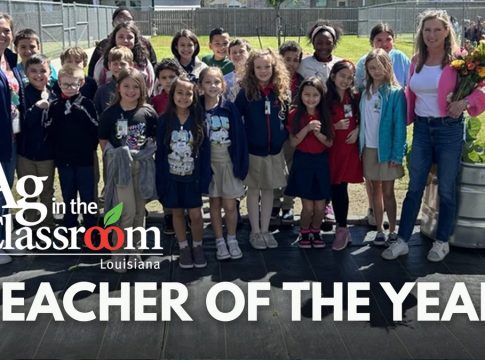 Louisiana Ag in the Classroom Teacher of the Year 2026 award for educators integrating agriculture