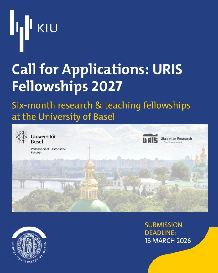 URIS Fellowships 2027 research and teaching opportunity at the University of Basel
