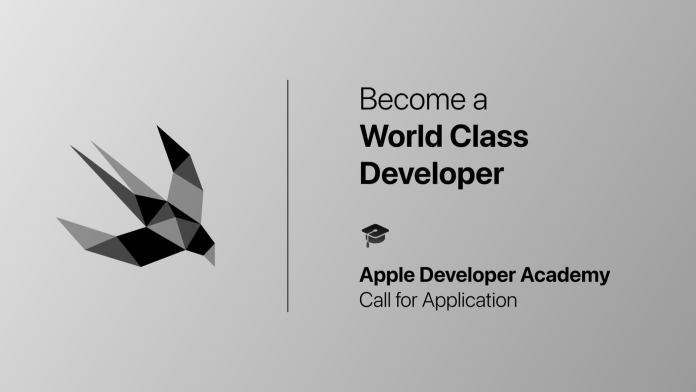 Students learning app development at the Apple Developer Academy 2026 in Italy