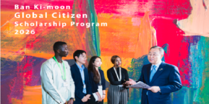 Ban Ki Moon Global Citizen Scholarship 2026 fully funded virtual leadership program for young changemakers