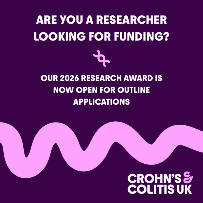 Researchers applying for Crohns and Colitis UK Grant Call 2026 funding for IBD research in the UK