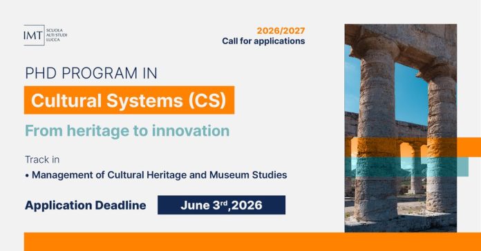 IMT School Cultural Systems PhD program campus – Cultural Systems PhD opportunity