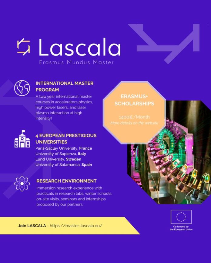 Erasmus Mundus LASCALA Master 2026 scholarship program in Europe