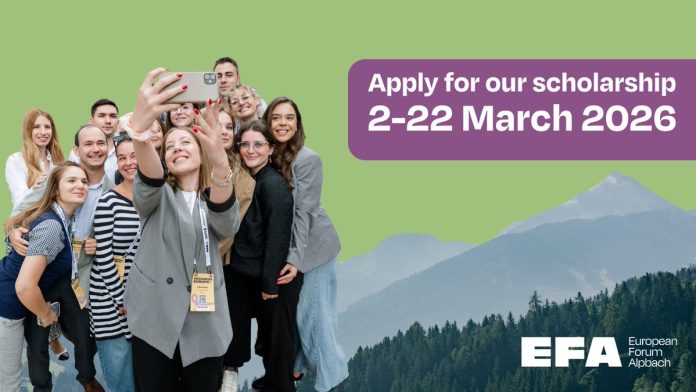 European Forum Alpbach Scholarship 2026 participants in Alpbach, Austria