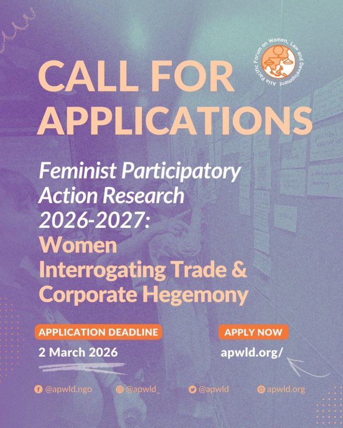 Women’s rights activists participating in Feminist Participatory Action Research 2026-2027