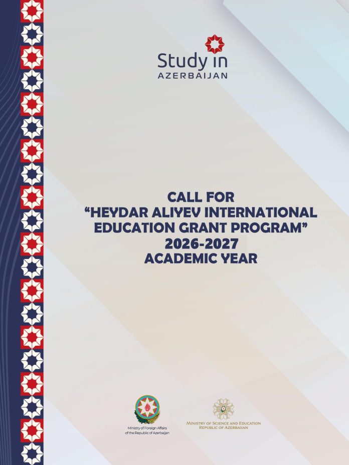 Heydar Aliyev International Education Grant 2026 scholarship students in Azerbaijan university campus