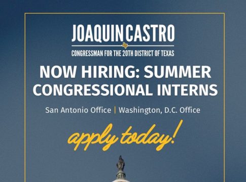 Joaquin Castro 2026 Internships in Washington DC office