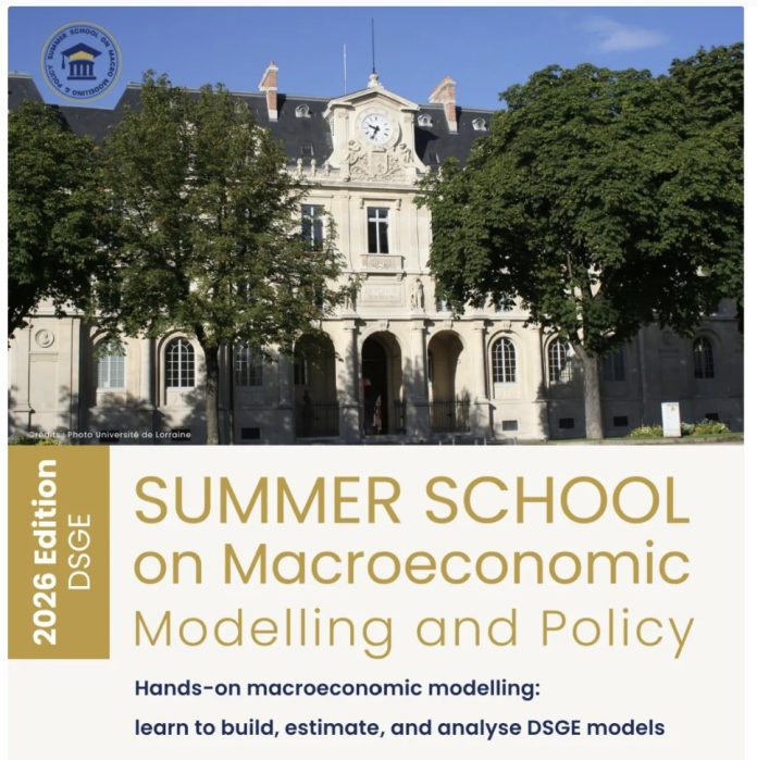 Macroeconomic Modelling Summer School 2026 international policy and quantitative training