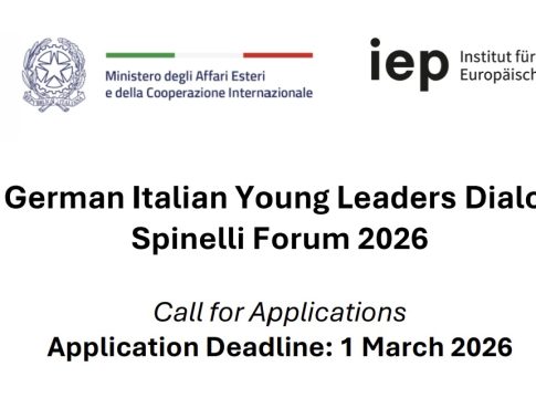 Spinelli Forum 2026 German Italian Young Leaders Dialogue in Milan