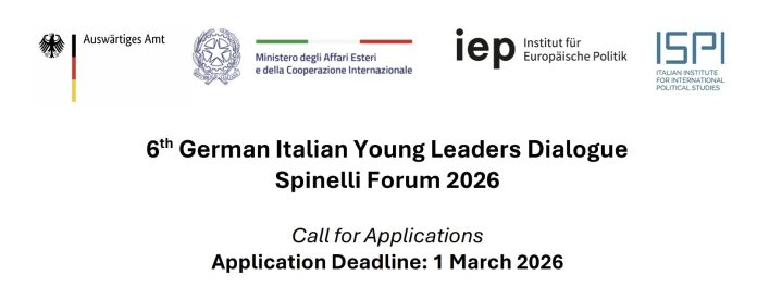 Spinelli Forum 2026 German Italian Young Leaders Dialogue in Milan