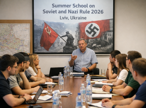 Summer School on Soviet and Nazi Rule 2026 in Lviv Ukraine participants during academic seminar