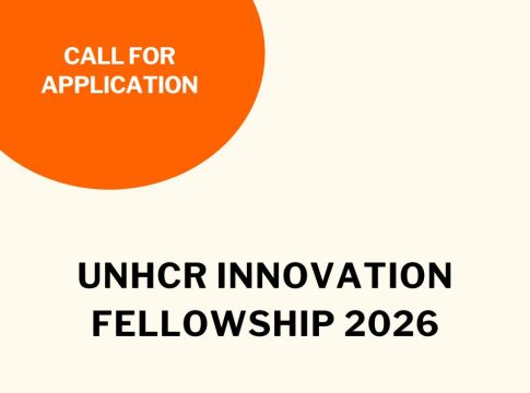 UNHCR Innovation Fellowship 2026 participants collaborating on humanitarian innovation solutions