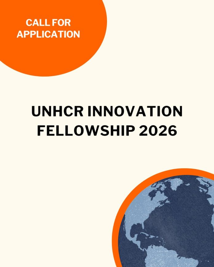 UNHCR Innovation Fellowship 2026 participants collaborating on humanitarian innovation solutions