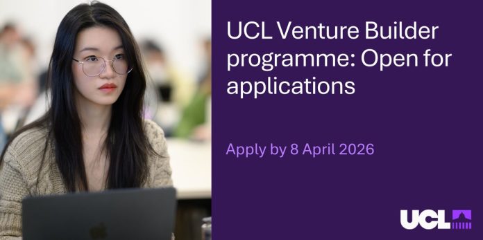 Venture Builder 2026 programme at UCL BaseKX supporting student startups