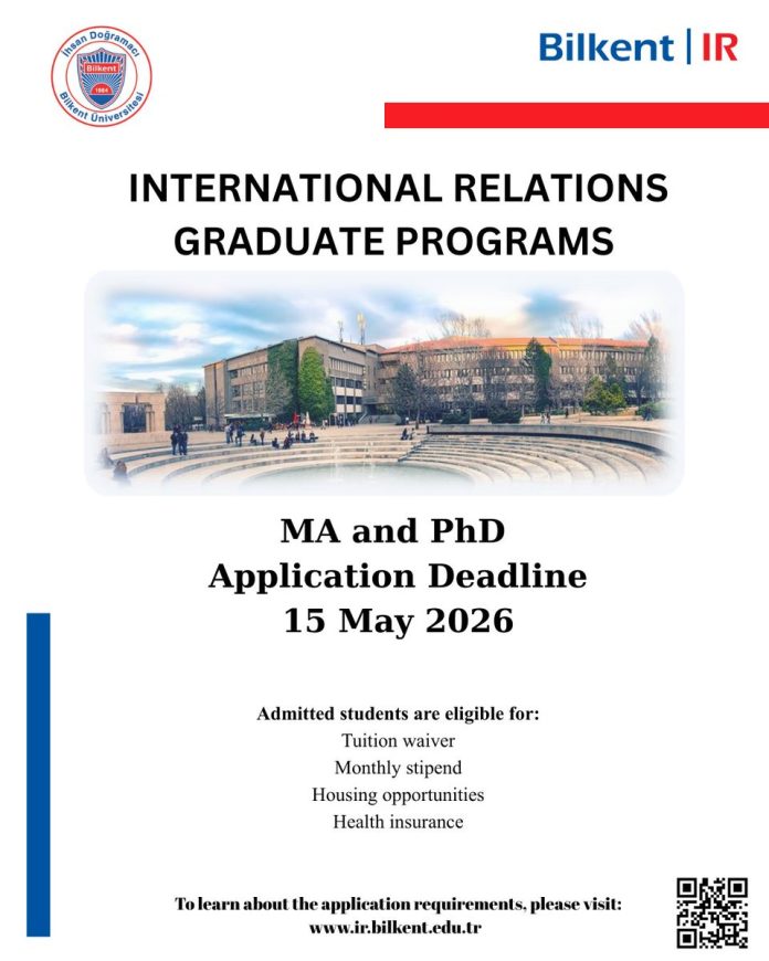 Bilkent IR Graduate Programs 2026 campus view for MA and PhD applicants