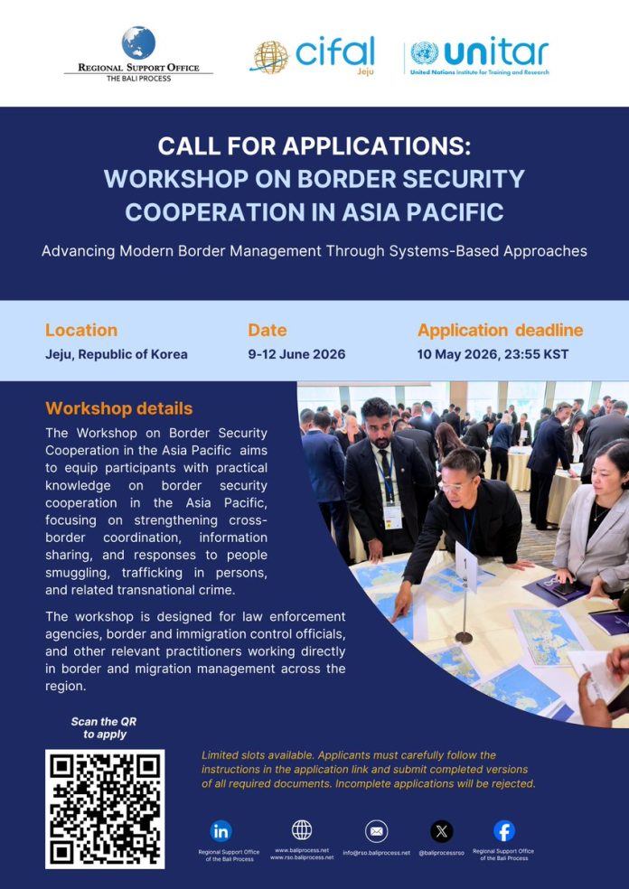 Border Security Workshop 2026 participants training in Asia Pacific