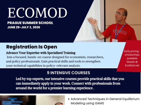 EcoMod School 2026 Prague economics modeling training participants