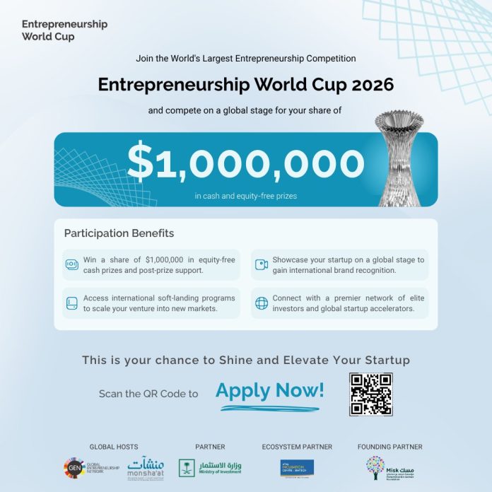 Entrepreneurship World Cup 2026 global startup competition pitch stage
