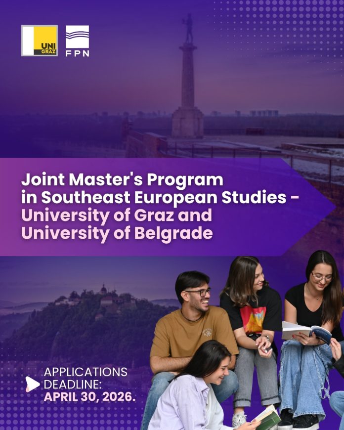 Joint Masters Southeast European Studies 2026 students studying in Graz and Belgrade