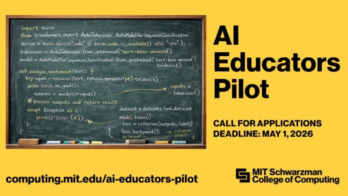 MIT AI Educators Workshop 2026 participants learning artificial intelligence teaching methods