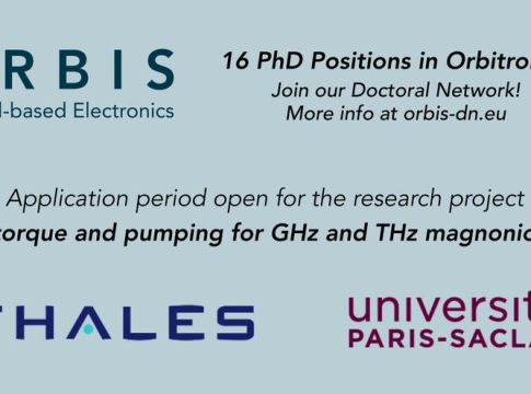 MSCA PhD Position 2026 France Thales research lab magnonic devices