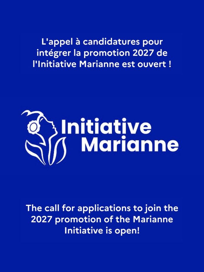 Marianne Initiative 2027 participants during a human rights leadership program in France