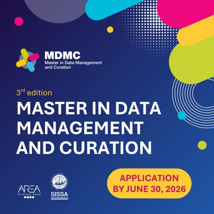 Master in Data Management 2026 program in Italy MDMC students training
