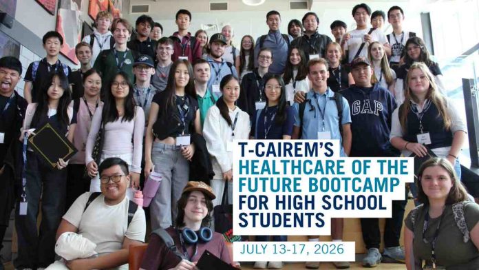 High school students joining T CAIREM Summer Bootcamp 2026 on AI in medicine