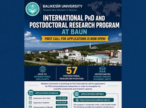 Balikesir University Postdoctoral Program 2026 international researchers in Türkiye