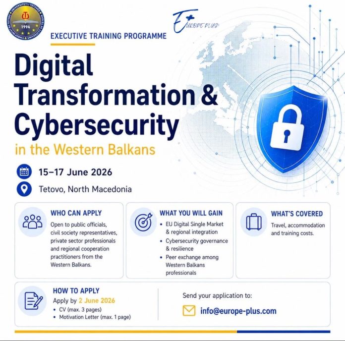 Digital Transformation and Cybersecurity Training 2026 in the Western Balkans