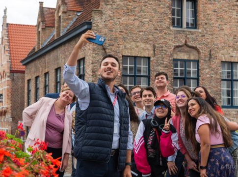El Hiwar Summer School 2026 participants at the College of Europe in Bruges