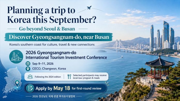 Gyeongsangnam do Tourism Conference 2026 in Korea near Busan