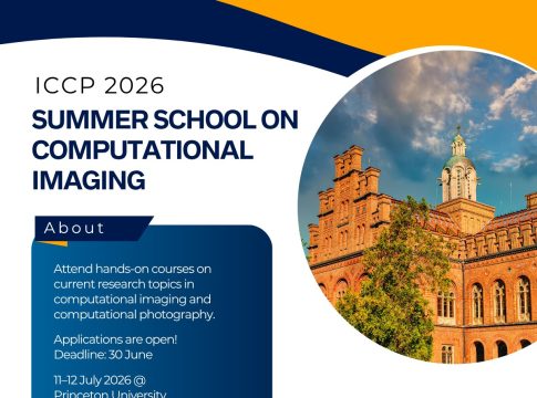 ICCP 2026 Summer School on Computational Imaging at Princeton University
