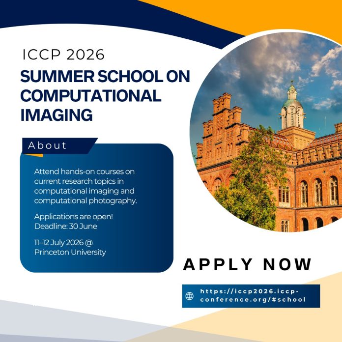 ICCP 2026 Summer School on Computational Imaging at Princeton University