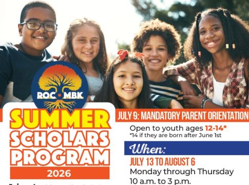 MBK Summer Scholars 2026 youth leadership summer program in Rochester