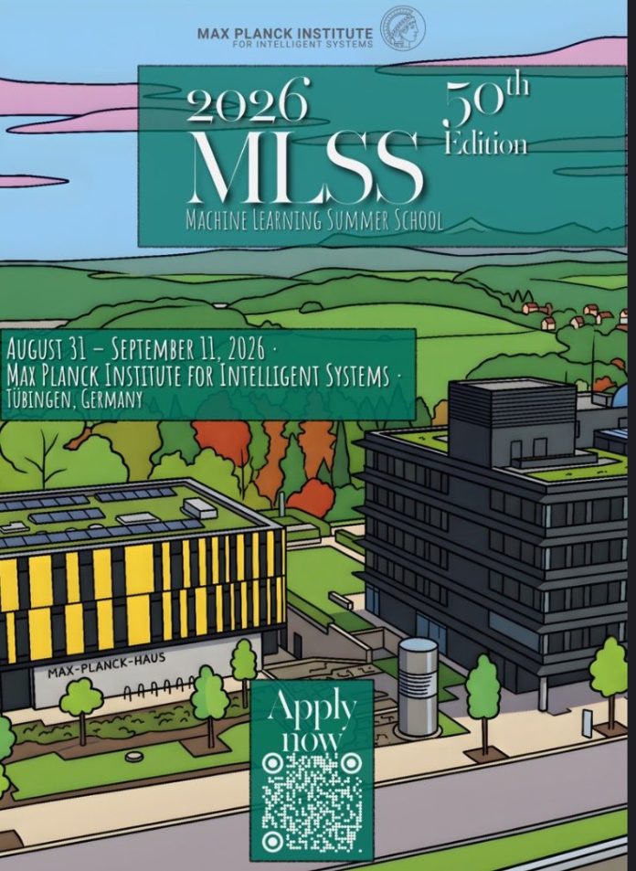 MLSS 2026 Machine Learning Summer School in Germany participants attending AI lectures