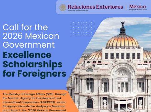 Mexican Government Excellence Scholarships 2026 for international students in Mexico