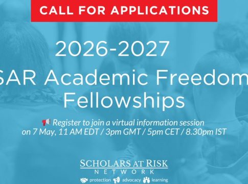 SAR Academic Freedom Fellowships 2026 for early-career researchers