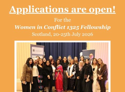Women in Conflict 1325 Fellowship 2026 peacebuilding programme for women