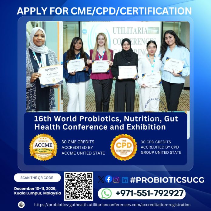 World Probiotics Conference 2026 CME CPD Certification participants in Malaysia
